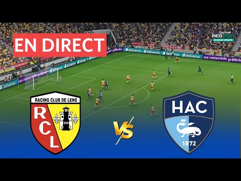 EN DIRECT - Lens contre Le Havre | Ligue 1 2025 Simulation complète de gameplay | eFootball PES 2021