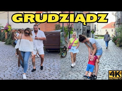 Grudziądz 2025 – Spacer z Kamerą po Mieście (4K 60fps)