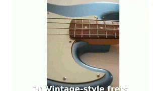 Video thumbnail for Squier James Johnston Jazz Bass Lake Placid Blue by mocasea