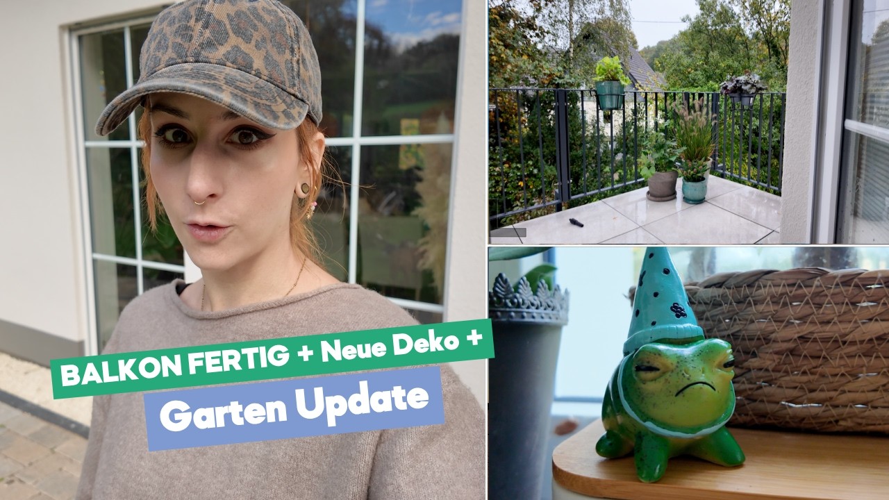 Balkon endlich FERTIG! | Neue Herbstdeko | Garten Update | Weekly Vlog
