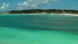 preview picture of video '沖縄屈指の青い海、米崎ビーチの風景 - 沖縄県伊平屋村　（3/3）'