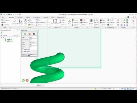 Creo "Modeling Express" Training - Module11: Freeform Parts
