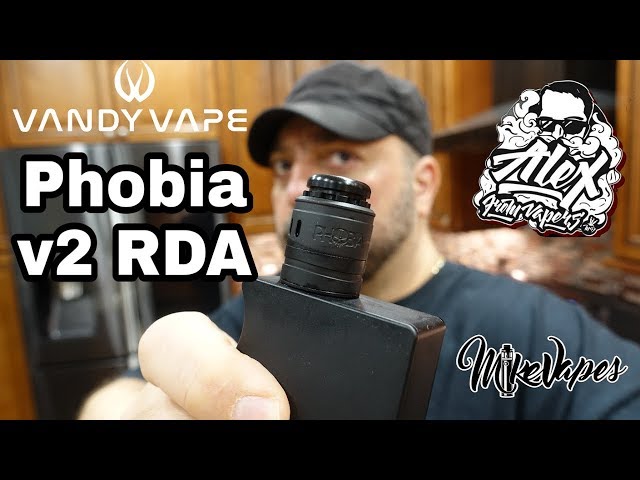 Vandy Vape Phobia v2 RDA By Alex VapersMD - Coil Placement tutorial