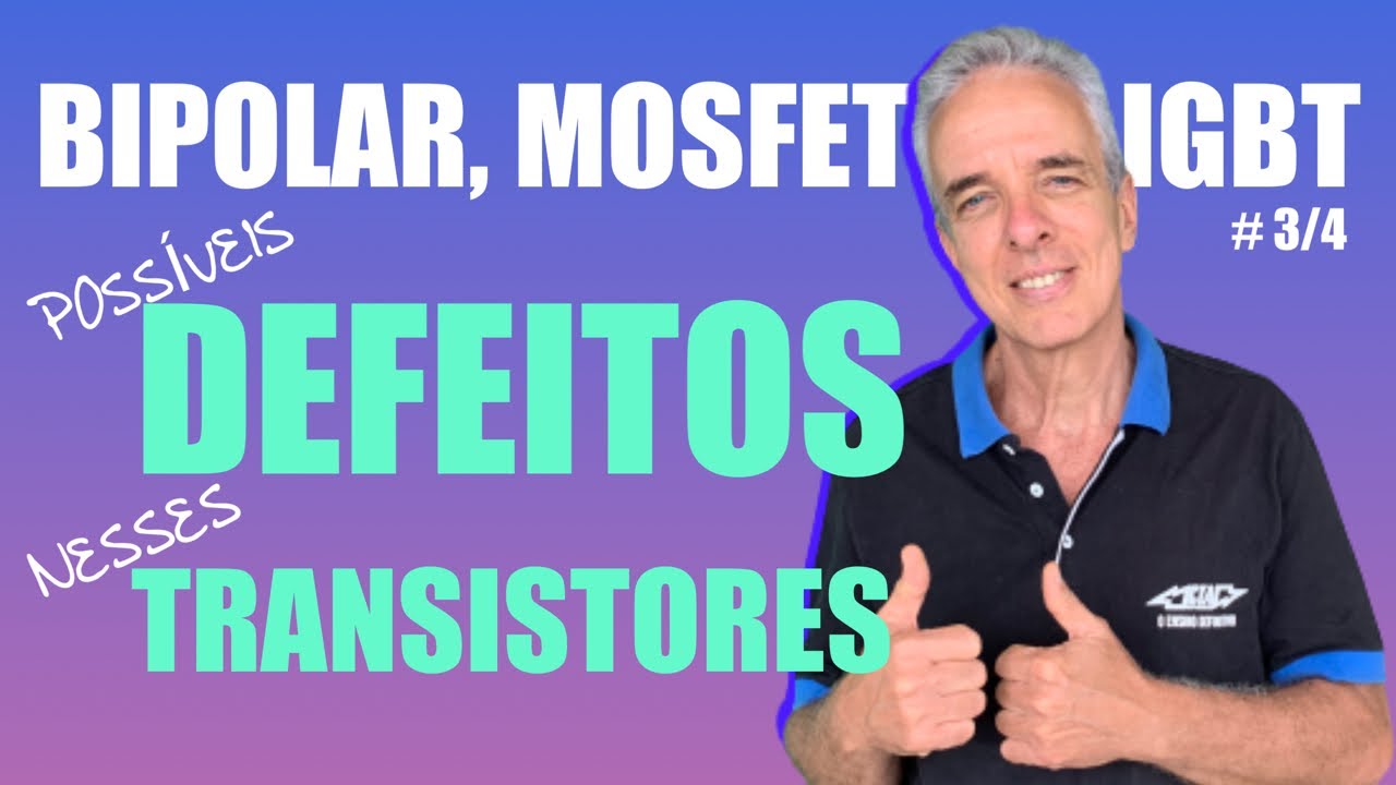 Como identificar fuga, curto, falta de ganho num transistor Bipolar, MOSFET e IGBT?  | Vídeo 3/4