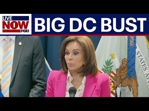 Video | Jeanine Pirro talks drug busts in the DC area