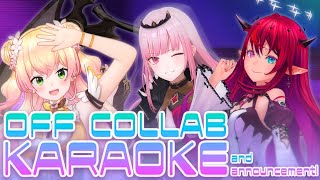 *TIMESTAMPS* (Start: ) (WIP) - 【OFF COLLAB】Karaoke with @MomosuzuNene and @IRyS +announcement!