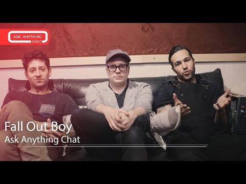 Fall Out Boy Talk About Emoji's, Patrick's Fedora & Sitting On Their Wives. Part 2