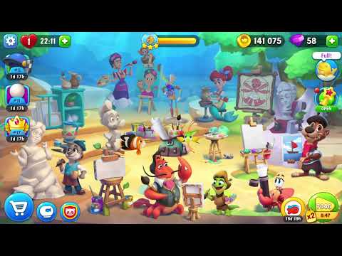 Fishdom 7046 Level - 15 moves - NO BooSTERS