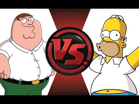 PETER GRIFFIN vs HOMER SIMPSON! Cartoon Fight Club Episode 11