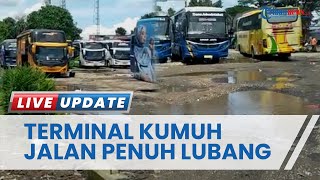 Kondisi Terminal Bubulak Bogor Memperihatinkan, saat Hujan Turun Banjir dan Berubah Seperti Kolam