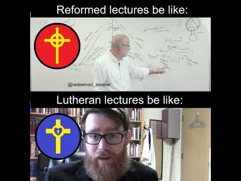 Reformed vs Lutheran lectures #christianchurch #reformed  #lutheran  #theology  #presbyterian