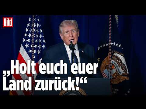 US-Präsident veröffentlicht Videobotschaft: Donald Trump zum Krieg im Nahen Osten