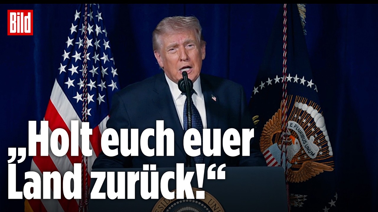 US-Präsident veröffentlicht Videobotschaft: Donald Trump zum Krieg im Nahen Osten