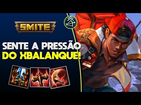 Sente a PRESSÃO do XBAL GODLIKE! XBALANQUE ADC - ⚡ Smite BR Conquista