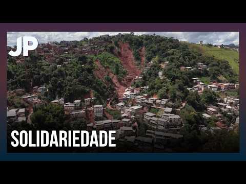 População de Araxá se une para ajudar região da Zona da Mata mineira