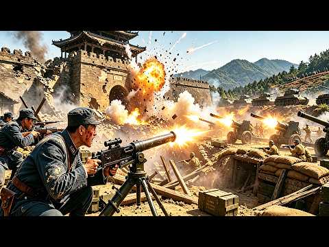 Gun King！日軍重火力瘋狂掃射，眾人合力絕地反擊，一招全殲整個中隊！⚔️  抗日 | Kung Fu #Action Movie #Chinese Movie #動作 #電影