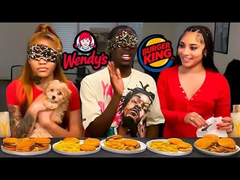 BLINDFOLDED Taste TEST SUMMYAH and ASPEN ft Alvo  👀🍟