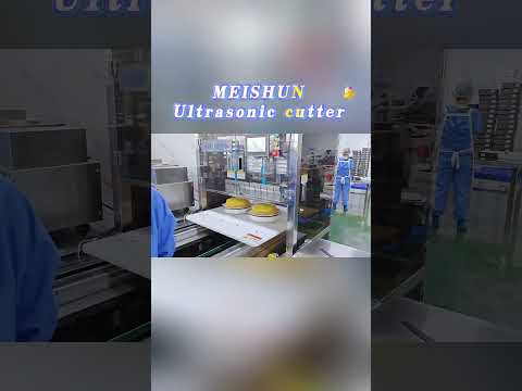Ultrasonic cake cutting machine #ultrasonic #bakery #ultrasonicmachine #cake #machine