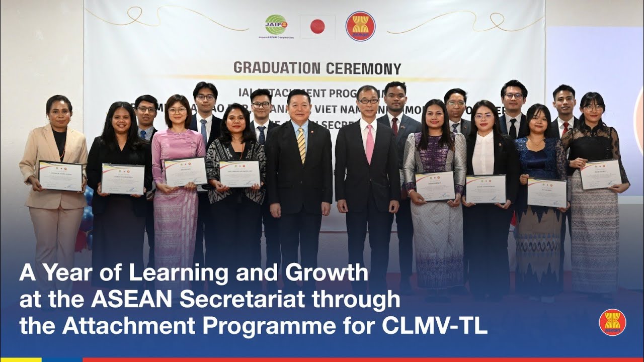 A Year of Learning and Growth at the ASEAN Secretariat through the Attachment Programme for CLMV-TL