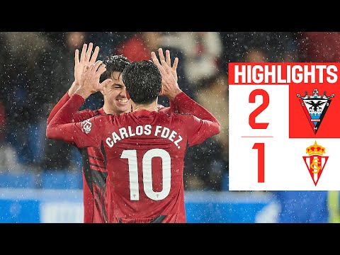 HIGHLIGHTS | CD Mirandés 2-1 Real Sporting de Gijón