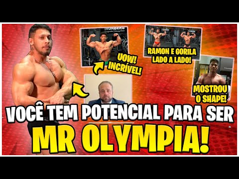 RAMON DINO E MESAQUE IMPRESIONAM ÁRBITRO OLYMPIA! COMPARATIVO COM JULIO GORILA! EDVAN MOSTRA O SHAPE