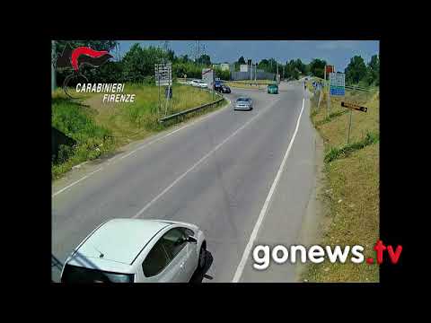 Le auto coinvolte nell'inseguimento che hanno portato alla morte di Duccio Dini