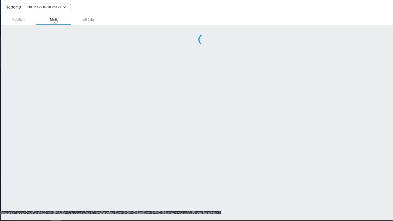 Foodzone software - Create a meal plan