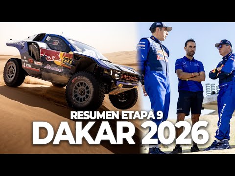 Roma and Sainz make the leap and take the lead in the fight with Al Attiyah - Stage 9 Dakar 2026 ...