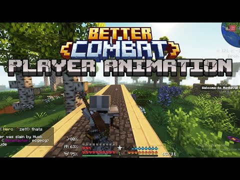 Better Combat + Player Animations | Minecraft | ++Animations v1.3