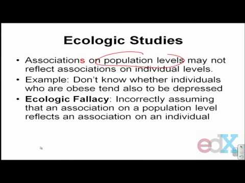 Week 5 : ECOLOGIC STUDIES