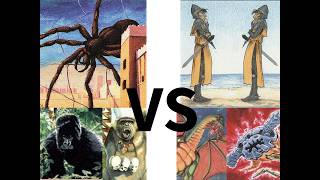 Kumite 9 round 2 Old School EC MTG Angelo on Christmas Apes Aggro VS Shaman Ben Eureka #mtg9394