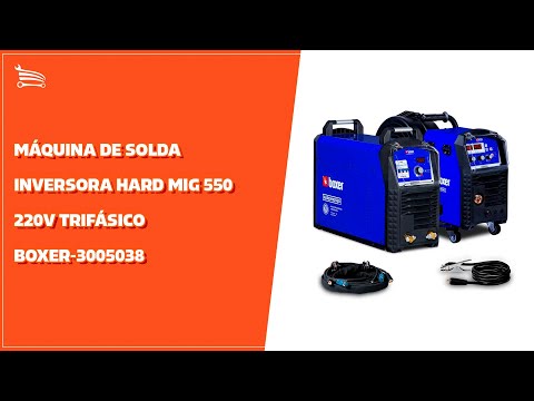 Máquina de Solda Inversora Hard Mig 550 220V Trifásico - Video