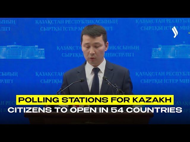 Polling stations for Kazakh citizens to open in 54 countries