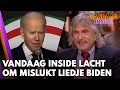 Vandaag Inside-tafel lacht om mislukt verjaardagsliedje Biden: 'Pijnlijk' | VANDAAG INSIDE