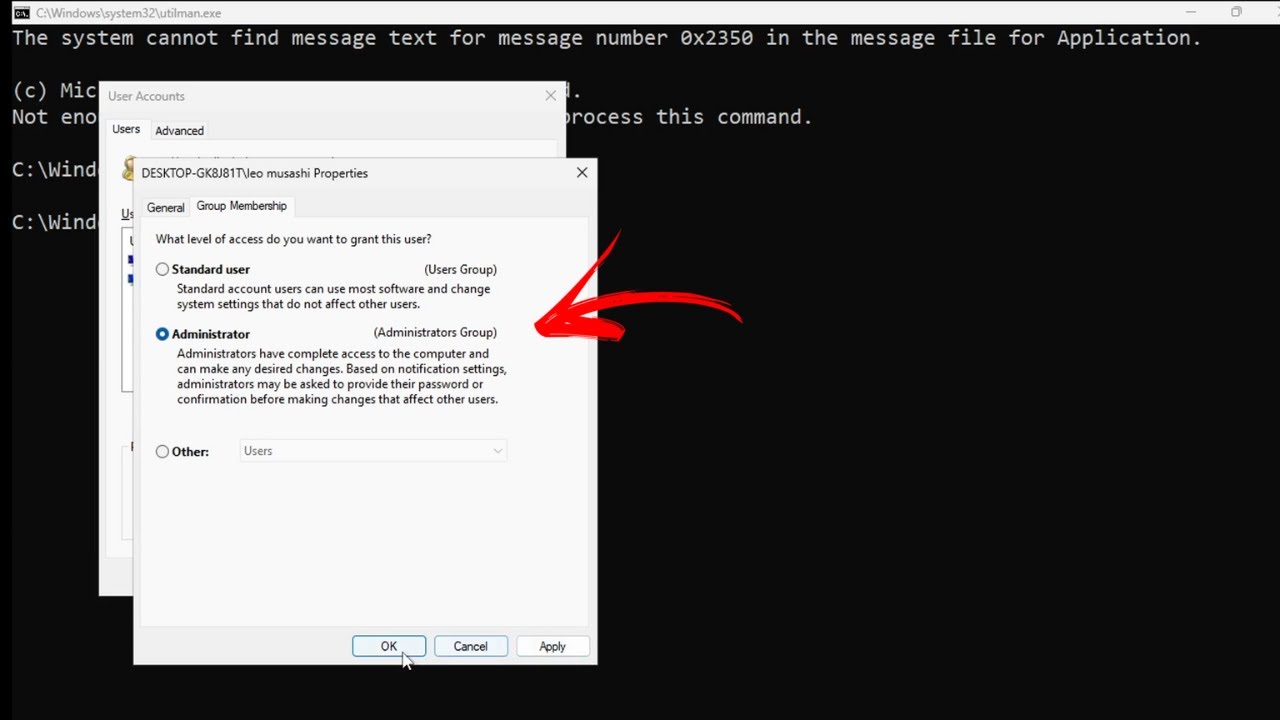 Como Transformar Conta De Usuário Padrão Em Administrador No Windows 11 ou 10 Pelo CMD ( 2023 )