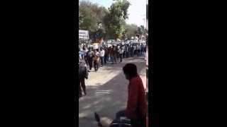 ‪#‎MarchForUnity‬ against anti-national activities at ‪#‎JNU‬