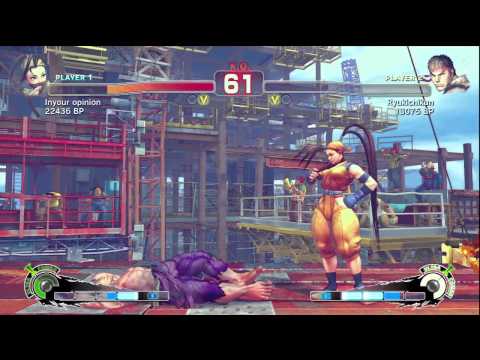 SSF4: Iyo (Ibuki) VS Ryukichikun (Ryu)