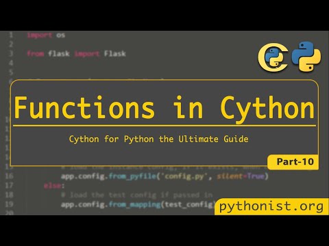 Functions In Cython P10cython For Python Python Tutorials