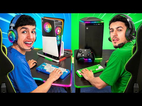 We Built PS5 Pro vs XBOX Series X Console Gaming Setups!
