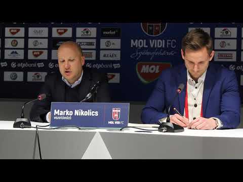 MOL Vidi vs. DVTK 18/19, Marko Nikolic értékelése - boon.hu