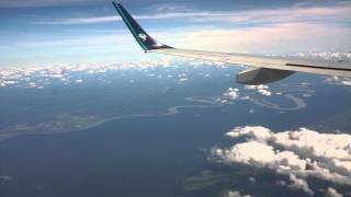 Flying over mighty Amazon River, taking off from Manaus Eduardo Gomes Airport-Brasil Flying over mighty Amazon River, taking off from Manaus Eduardo Gomes Airport-Brasil