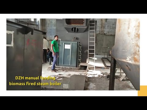 DZH manual feeding biomass fired steam boiler