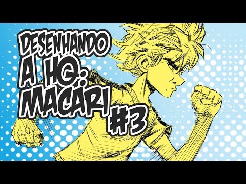 Desenhando quadrinhos | Hq: Macari - Reino Azul (parte III)