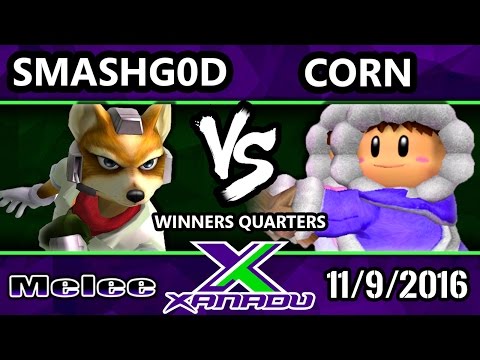 S@X 175 - SmashG0D (Fox) Vs. Corn (Ice Climbers) - SSBM Winners Quarters - Smash Melee