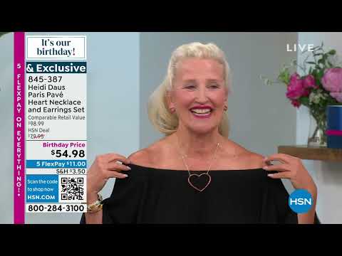 HSN | Heidi Daus Jewelry Designs Celebration 07.21.2023 - 01 PM