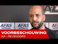 Jansen: 'Zorgen dat we zondag helemaal opgeladen zijn' | AZ - Feyenoord