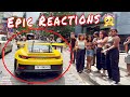 PORSCHE 992 GT3RS 1st Time In INDIA CRAZY REACTIONS ON BUSSY STREET REVS SOUNDS