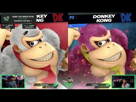 Game Lab Smash #108 TresLeches (Donkey Kong) VS JLiberty (Donkey Kong)