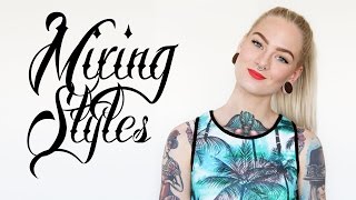 Mixing Tattoo Styles Katrin Berndt