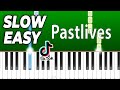 sapientdream - Pastlives - Slow Easy Piano Tutorial
